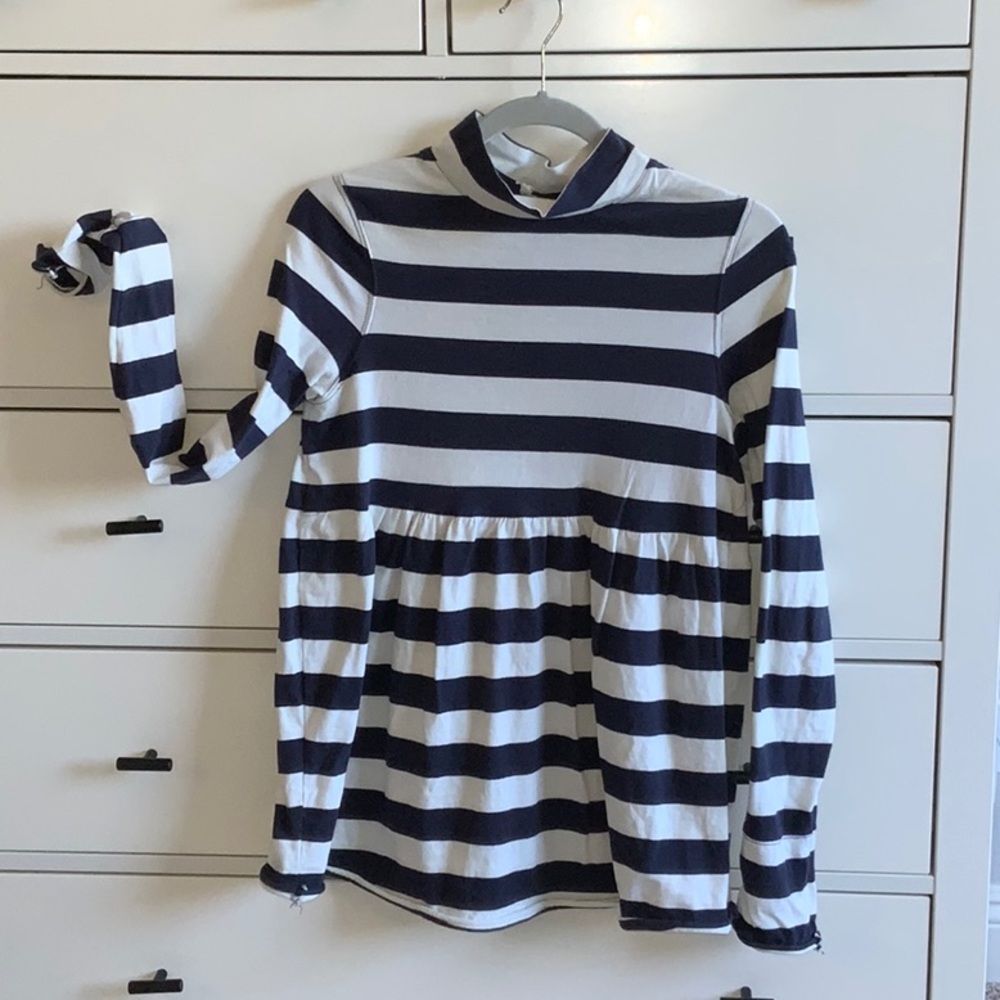 We the Free striped babydoll turtleneck top